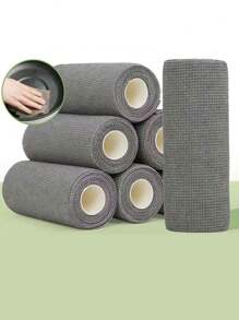 25入組耐磨碗布、煎鍋布、洗碗布、清潔布 - 灰色 - 查看 1