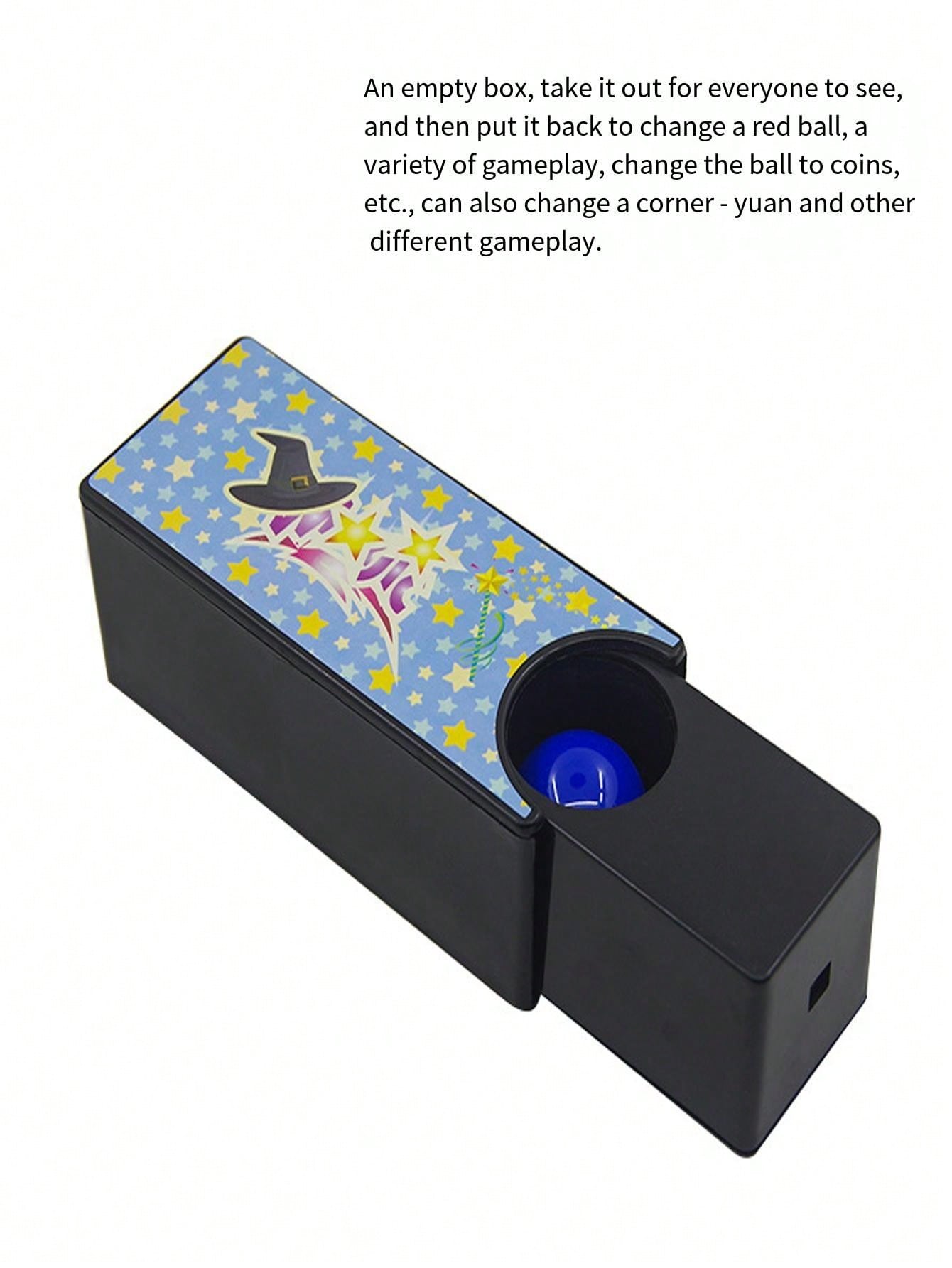 Magic Trick Box Set With Two Balls, Red Ball Changing Into Blue, Fun