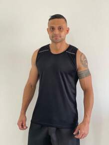 Men Tank Tops - Noir - Voir 3