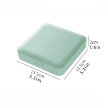 1個衛生巾收納包,月經週期盒,多功能便攜式收納盒,具有大容量和簡單扣環設計 - 橘色 - 查看 2