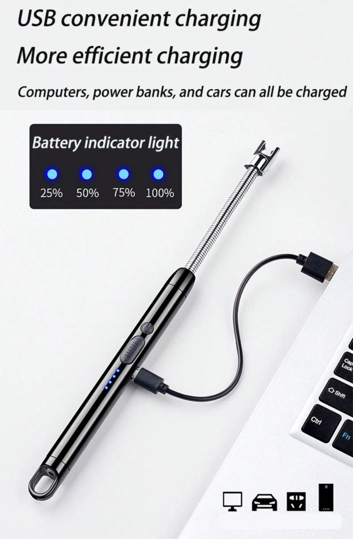 1 PC Creative Kitchen Pulse Electronic Ignition Gun. Outdoor Igniter