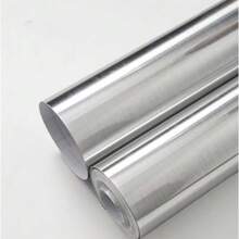 1 捲拉絲銀色壁紙紋理接觸紙用於櫥櫃自黏可拆卸紋理銀色不銹鋼接觸紙防水銀色接觸紙裝飾 - 銀色 - 查看 1