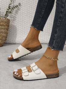 Women Home Slippers - White - View 1