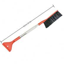 Superior Ice Scraper With Squeegee For Car Windshield- Durable Snow Brush And Ice Remover- Perfect Automotive Accessory - Red - View 7