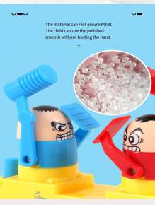 桌上遊戲玩具敲地鼠紅藍攻防2人對戰遊戲機玩具 - 彩色 - 查看 3