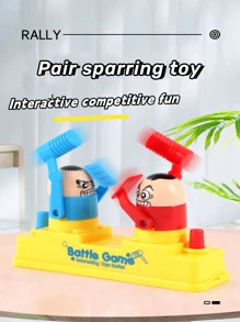 桌上遊戲玩具敲地鼠紅藍攻防2人對戰遊戲機玩具 - 彩色 - 查看 1