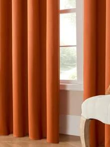 1入環形頂部全光擋布窗簾,適用於室內外,廚房,客廳,外部,窗簾,窗飾