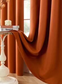 1入環形頂部全光擋布窗簾,適用於室內外,廚房,客廳,外部,窗簾,窗飾