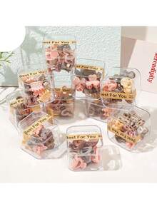 10入組/盒 小女孩專屬可愛髮夾,包括瀏海和側邊髮飾 - 彩色 - 查看 4