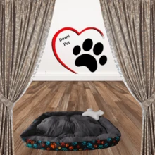 Pet Bed & Crate Mat - 灰色 - 查看 2