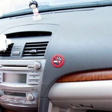 No Smoking Car Stickers Styling Round Red Sign Vinyl Sticker For Auto Motorcycle Home Wall Outdoor Car Accessories - Multicolor - View 4
