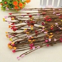 10 件/20 件漿果藤花環頭帶花環手工裝飾家居、節日、辦公室、花園、聖誕節 - 彩色 - 查看 7