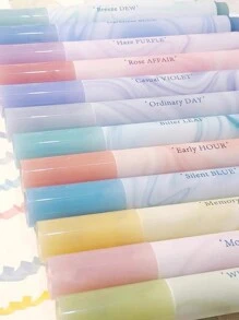 4pcs/Set Sparkling Fluorescent Highlighter Marker Pens For Diary, Graffiti, Random Color - Multicolor - View 2