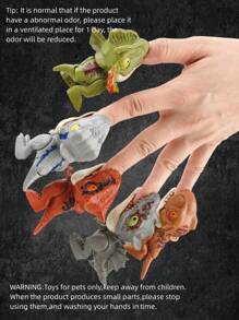 1入組卡通恐龍設計隨機逗貓棒指套