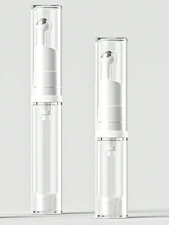 1pc Stainless Steel Vacuum Bottle With Metal Roller Ball, 5ml/10ml/15ml Refillable Cosmetic Container