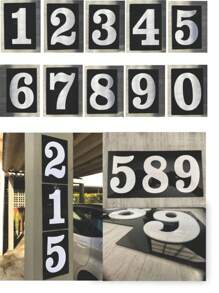 Decorative Letters & Numbers - Đen và trắng - Xem 1