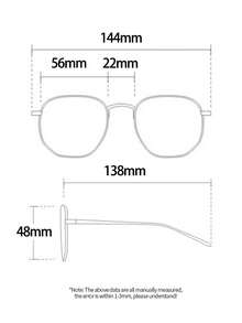 1 chiếc kính thời trang gọng nhựa dành cho nữ, thích hợp khi đi du lịch - trắng - Xem 2