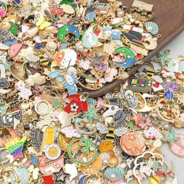 Random 50pcs Jewelry Making Charms Assorted KC Golden Enamel Plated Charms Pendant For DIY Necklace Bracelet Earrings Jewelry Making FindingAssorted Jewelry Making Charms KC Golden Enamel Plated Charms DIY Pendant Charms Necklace Bracelet Charms Earrings Jewelry Making Charms Mixed Charms Set Craft Charms For Jewelry Making Jewelry Making Supplies Gold-Plated Pendant Charms Enamel Jewelry Charms Handmade Jewelry Charms Jewelry Findings Creative Jewelry Design Crafting Accessories Artisan Jewelry Components Metal Pendant Charms Variety Of Jewelry Charms Mixed Media Jewelry Personalized Jewelry Pieces Unique Charm Collection
