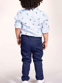 Teen Boys Pants - Navy Blue - View 6