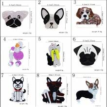 1pc Acrylic Animal Shaped Dog Brooch, Handmade Fashionable Cartoon Pin For Kids' Clothing & Accessories, All Seasons - Multicolor - View 2
