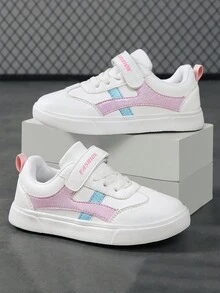 低筒平底舒適休閒兒童運動鞋 - 白色 - 查看 4