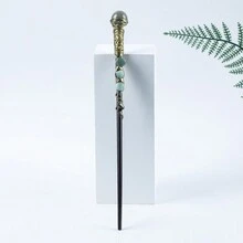 1入組7輪療癒天然水晶魔杖,適用於角色扮演和情人節禮物,長26cm - 東陵玉-心輪 - 查看 1