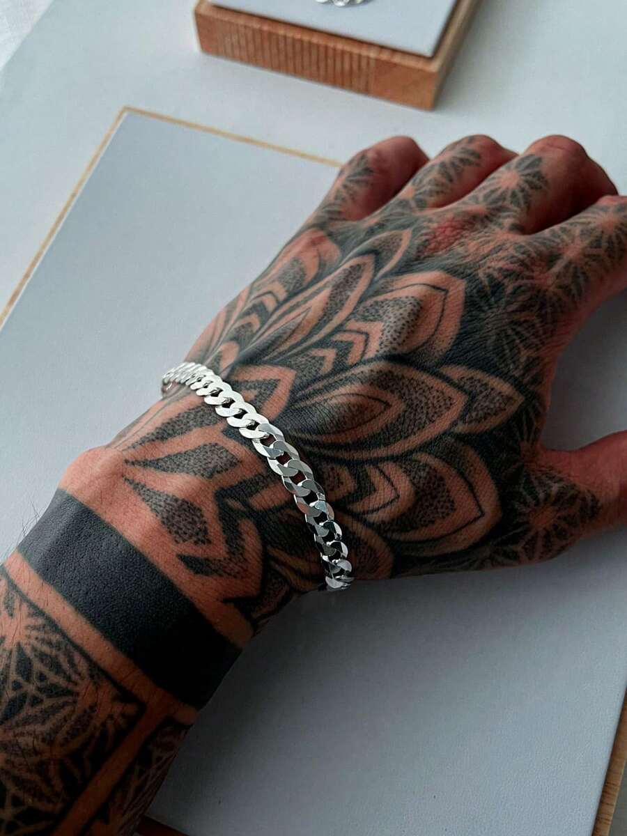 Fine Chain Bracelets - Bạc - Xem 1