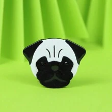 1pc Acrylic Animal Shaped Dog Brooch, Handmade Fashionable Cartoon Pin For Kids' Clothing & Accessories, All Seasons - Multicolor - View 8