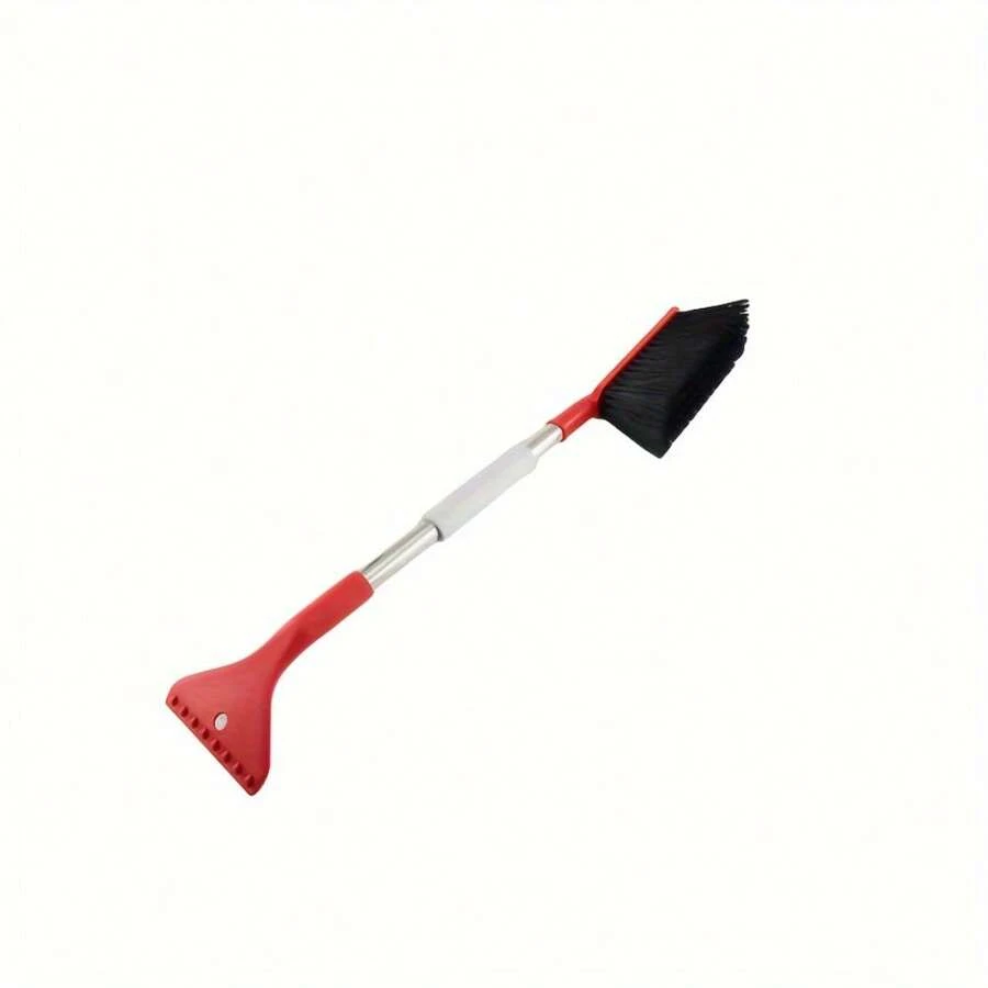 Superior Ice Scraper With Squeegee For Car Windshield- Durable Snow Brush And Ice Remover- Perfect Automotive Accessory - Red - View 1