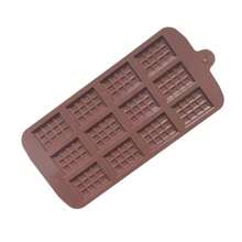 1pc Silicone Mold For Diy Chocolate & Waffle Crisp Baking - Chocolate Brown - View 3