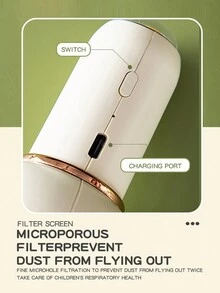 桌面吸塵器橡膠碎屑鍵盤清潔迷你便攜式充電式500mah鋰電池 - 綠色 - 查看 4
