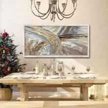 1張帆布海報,現代藝術,卧室,客廳,走廊裝飾用的抽象金色藝術品,家居裝飾的理想禮物,無框 - 彩色 - 查看 8