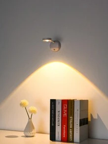 Spotlight Battery Operated, Motion Sensor Picture Light LED Cat-Eye Bulb Wall Sconce, Stick On Display Accent Lighting Dimmable 360° Rotation Rechargeable For Paintings - Multicolor - View 4