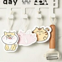 1入組壓縮木漿菜瓜布,廚房清潔用,卡通風格 - 彩色 - 查看 1