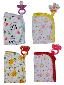 Baby Bibs - 淺粉色 - 查看 2