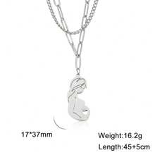 1 Miếng Của phụ nữ Thép không gỉ Mẹ & Em bé & Có thai Mẹ Dây chuyền , Tuyệt vời Qủa tặng Đối với Ngày lễ Mẹ Và Ngày lễ Tạ Ơn - loạt phim mẹ - Xem 40