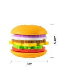 1pc Baby Silicone Teether, Chewable Toy - Multicolor - View 10