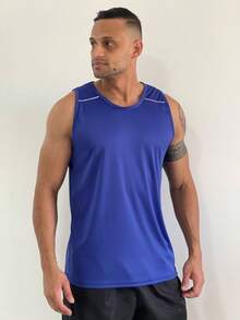 Men Tank Tops - Blau - Übersicht 3