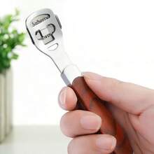 1pc Foot Skin Remover & Callus Shaver Perfect For Hiking With Wooden Handle - Imitation Wood Handle - View 1