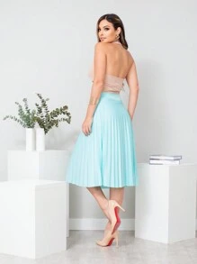 Women Skirts - Mint Green - View 4