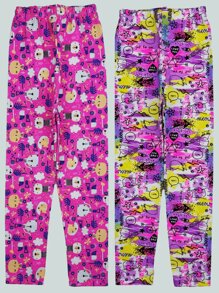 Young Girls Leggings - Multicolor - View 4