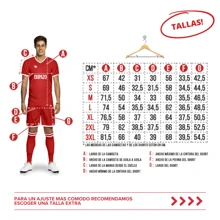 Conjunto Jersey Playera Short Selección  Liverpool blanco  Futbol - Blanco - Ver 9