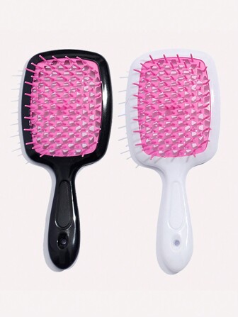 2件套网格设计宽齿梳，双色镂空梳子，发刷，梳子，美发工具，美发产品及配件，适用于理发店、美容院、旅行必备、返校季、旅行度假必备、女士美发配件、刷子、发刷、边缘梳、梳发、梳子、梳发、解结梳、球形梳、迷你发刷、发刷套装、木梳、梳子、后梳、发刷、边缘梳、梳发、发梳、发刷套装、梳发、迷你发刷、解结梳、美发产品、美发工具、美发用品、护发、卷发刷、理发师、理发配件、美发设备、旅行必备、发型、美发、发刷、后梳、造型刷、卷发刷、边缘梳、发梳、梳发、发刷套装、梳发、梳子卷发、顺发梳、女士发梳、头发、旅行、美发产品、美发工具、美发用品、理发师、理发配件、理发店、美发设备