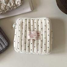 衛生棉儲物袋，可愛的韓國包，可用於、珠寶、卡片、小型化妝品等物品的組織收納，儲物袋化妝包化妝品組織器 - 粉色 - 查看 7