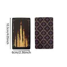 小號聖誕節英文卡牌套裝,適用於萬聖節派對、家庭聚會、朋友聚會、桌遊、兒童玩具占卜遊戲撲克牌 - 彩色 - 查看 2