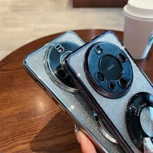 電鍍閃粉手機殼，太空人支架，磁吸支架，泡泡熊支架，時尚多彩閃粉軟殼手機殼女性款，防摔保護殼，適用於Honor 200 Lite/Honor 20Pro/Honor 20Lite/Honor 20LITEMAR-LX1H/Honor 20e/Honor 30/Honor 30Pro/Honor 30Lite/Honor 30i/Honor 50/Honor 50Pro/Honor 60/Honor 60Pro/Honor 70/Honor 70Pro/Honor 70Lite/Honor 80/Honor 80Pro/Honor 90/Honor 90Pro/Honor 90Lite/Honor 9X/Honor 9XPro/Honor 9XLite/Honor Magic4Lite4G/Honor Magic4Lite5G/Honor Magic5Lite/Honor Magic6Lite5G/Honor X10/Honor X6/Honor X7b/Honor X84G/Honor X85G/Honor X9/Honor X9A/Honor X9b/Huawei Mate30/Huawei Mate30Pro/Huawei Mate40/Huawei Mate40Pro/Huawei Mate50/Huawei Mate50Pro/Huawei Mate60/Huawei Mate60Pro/Huawei Nova10/Huawei Nova10Pro/Huawei Nova10SE/兼容 - 電鍍閃粉 紫色+吸磁支架 - 查看 5