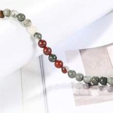 Natural Stone Beads With Hole (4mm/6mm/8mm/10mm/12mm) For Jewelry Making Diy Bracelet, Necklace, Keychain, Phone Pendant, Decoration - Multicolor - View 33