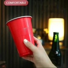 24入組啤酒乒乓球遊戲杯,酒吧供應品,戶外休閒遊戲,啤酒乒乓球杯,隨機顏色組合 - 彩色 - 查看 8