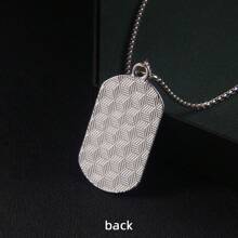 1pc Vintage Zodiac Sign Pendant Necklace, Stainless Steel Sweater Chain, Unique And Hip Hop Style, Suitable As Gift