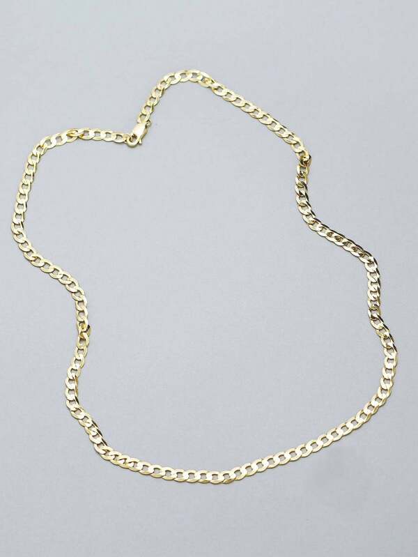 Minimalist Sterling Silver Chain Necklace